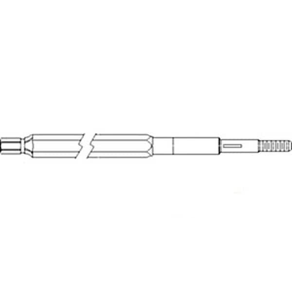 Aftermarket H151566 H143353 New Upper Feeder House Shaft Fits John Deere Combine 9400 9500 + COG10-0058 - main